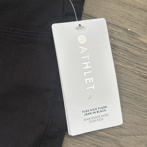 Athleta | Flex kick flare jean in black Size 2Tall New With Tags - Picture 5 of 14